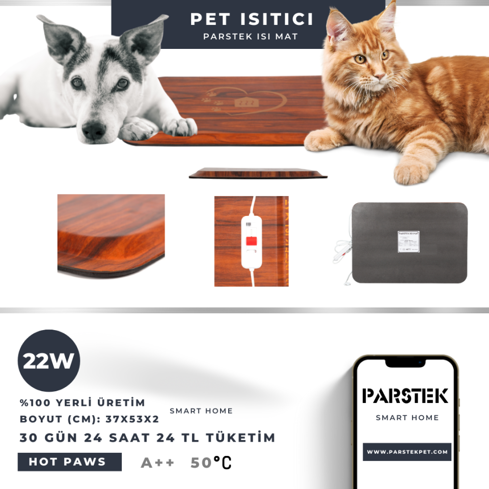 Elektrikli Pet Isıtıcı- Isı Mat